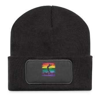 Artistic Swim Team Synchronschwimmen - Recycelte Patch Beanie - Dunkelgrau - Vorne