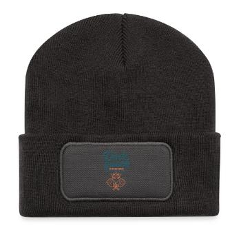 Pickleball Dink Queen Court Commander Spieler - Recycelte Patch Beanie - Dunkelgrau - Vorne