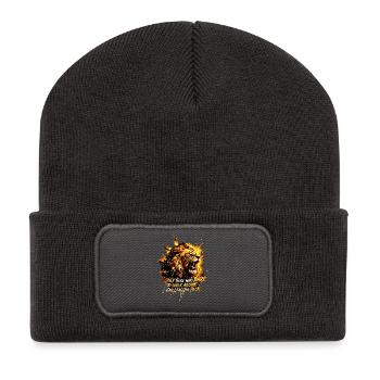 Leo Leader The Pack Motivation - Beanie recyclé à patch - charbon - Devant