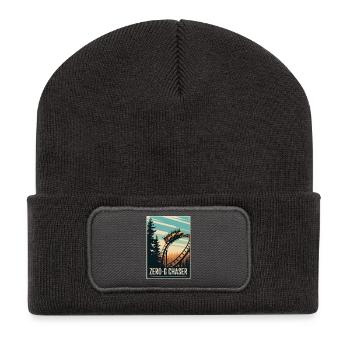 Zero-G Jäger | Achterbahn Thrill - Recycelte Patch Beanie - Dunkelgrau - Vorne
