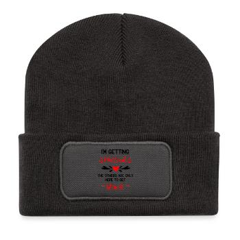 Bride's Getting Married Humor - Recycled Patch Beanie - dark grey - Front