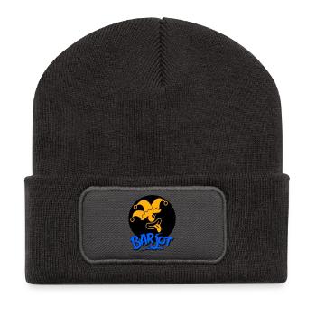 Barjot  - Beanie recyclé à patch - charbon - Devant