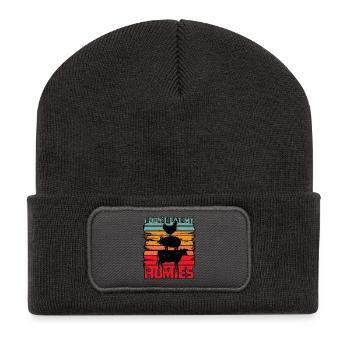 I Don't Eat My Hombies - Recycled Patch Beanie - dark grey - Front