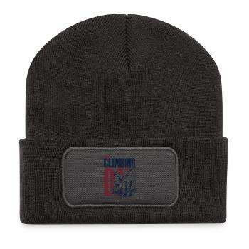 Kletter Papa The Climbing Dad Shirt - Recycelte Patch Beanie - Dunkelgrau - Vorne