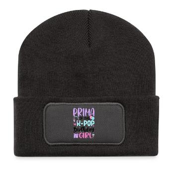 Prima de The K Pop Birthday Girl - Beanie recyclé à patch - charbon - Devant