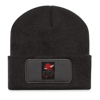 Ce n’est pas diagnostiqué, mais quelque chose ne va pas - Beanie recyclé à patch - charbon - Devant