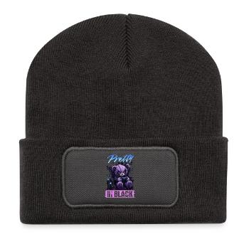 Pastel Goth Soft Goth Gaming Gamer - Beanie recyclé à patch - charbon - Devant