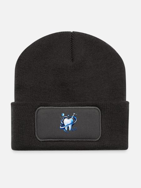 Zahnherz Dental Kraft - Recycelte Patch Beanie - Dunkelgrau