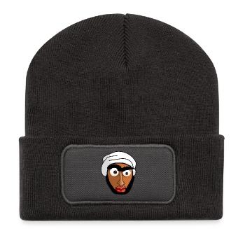 muslim - Recycelte Patch Beanie - Dunkelgrau - Vorne
