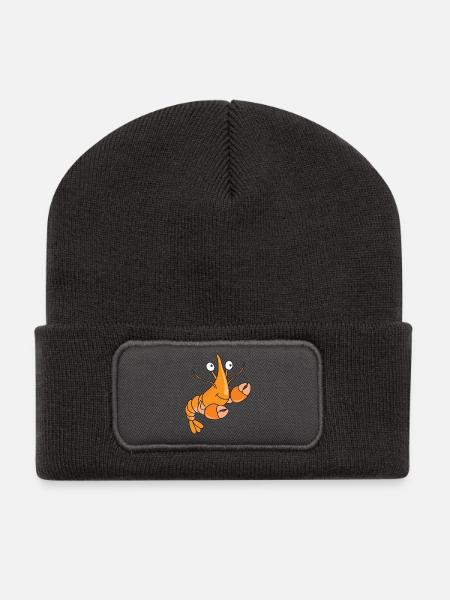 Hummer - Recycelte Patch Beanie - Dunkelgrau