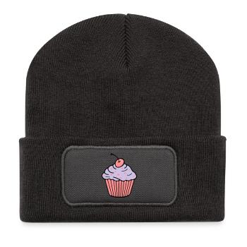 Cupcake - Recycled Patch Beanie - dark grey - Front