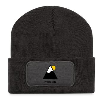 CHRISTMAS. YEAR. ANNIVERSARY. RETIREMENT. DAD. MAMAM. - Recycled Patch Beanie - dark grey - Front