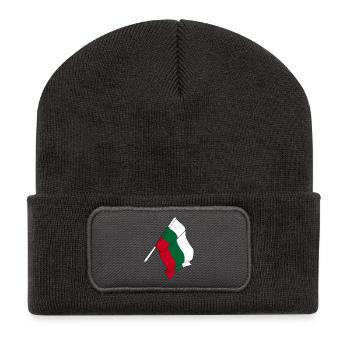 Flag Bulgaria - Recycled Patch Beanie - dark grey - Front