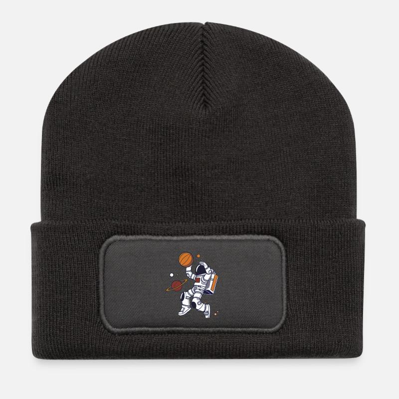 Astronaut Dunk Planet - Recycled Patch Beanie - dark grey
