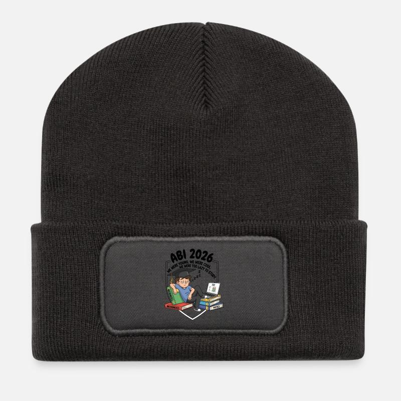 ABI 2026 - Recycelte Patch Beanie - Dunkelgrau