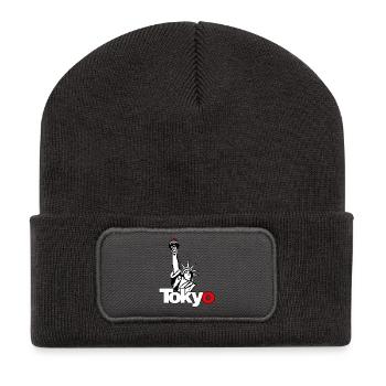 Tokyo Liberty – Urban Parody T-Shirt - Recycled Patch Beanie - dark grey - Front