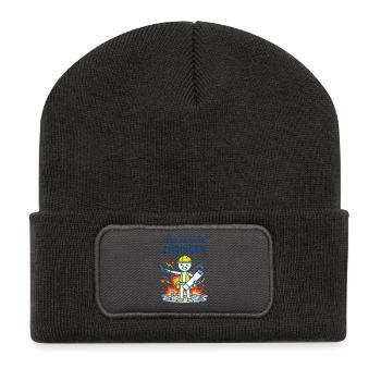 Croyez-moi, je suis ingénieur - pour un peu de contexte - Beanie recyclé à patch - charbon - Devant