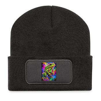 frog - Recycled Patch Beanie - dark grey - Front