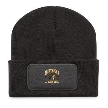 NORTH SEA ATHLETIC DEPT. - Recycelte Patch Beanie - Dunkelgrau - Vorne