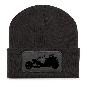 Trike - Recycelte Patch Beanie - Dunkelgrau - Vorne
