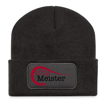Meister 2026 Meisterschaft - Recycelte Patch Beanie - Dunkelgrau - Vorne