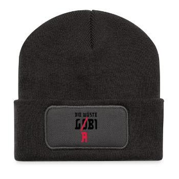 the desert g (o) (a) bilateral - Recycled Patch Beanie - dark grey - Front