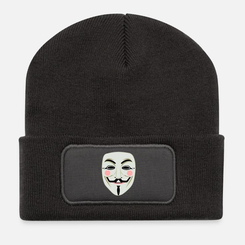 Anonymous - Recycled Patch Beanie - dark grey
