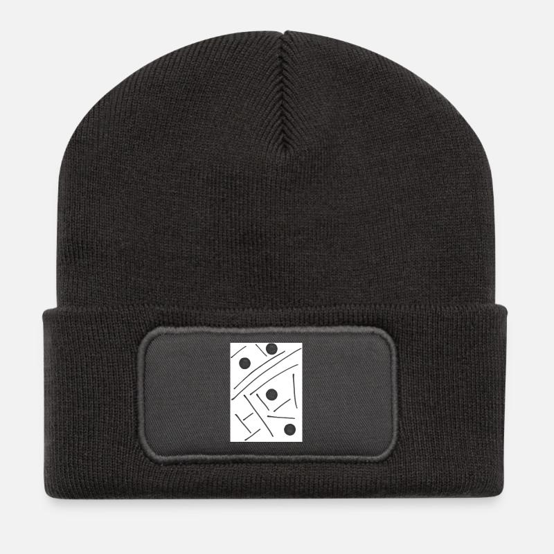 Sujfan - Recycelte Patch Beanie - Dunkelgrau