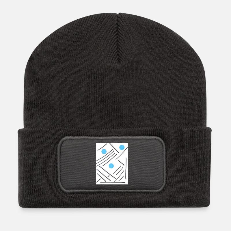 Lee - Beanie recyclé à patch - charbon