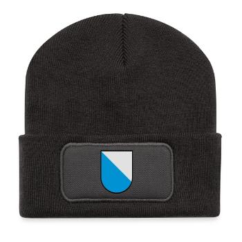 Switzerland12 - Recycled Patch Beanie - dark grey - Front