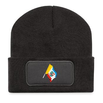 Flag Holy Cross Poland - Recycled Patch Beanie - dark grey - Front