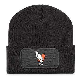 Oiseau Assis Chaise Bureau Chaise Pivotante Travail - Beanie recyclé à patch - charbon - Devant