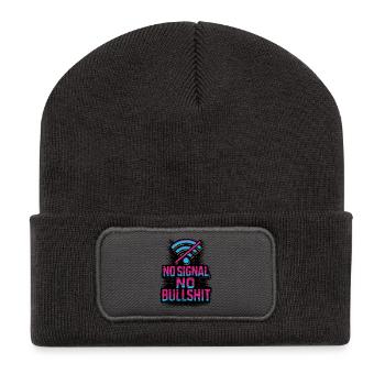 Offline Warrior - Recycled Patch Beanie - dark grey - Front