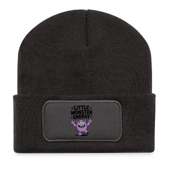 Little Monster Energy - Recycled Patch Beanie - dark grey - Front