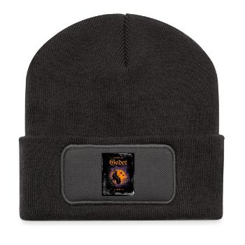 Waiting for Godot - Recycled Patch Beanie - dark grey - Front
