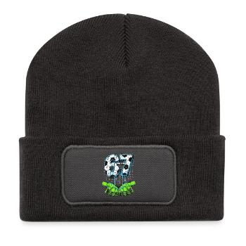 Six Seven Goal Keeper - Recycled Patch Beanie - dark grey - Front