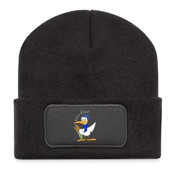 Mer du Nord - Beanie recyclé à patch - charbon - Devant