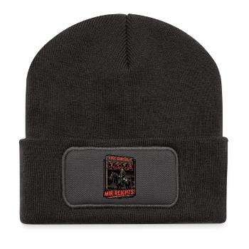 Tanken Benzin Preis Wucher - Recycelte Patch Beanie - Dunkelgrau - Vorne