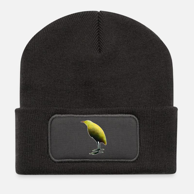Bittern.1 - Recycled Patch Beanie - dark grey