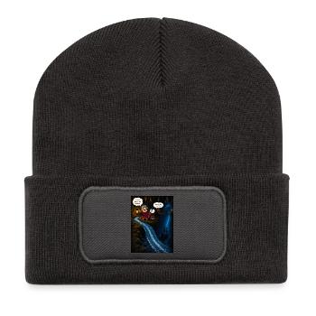 Don’t Be A Killjoy – Jeu de mots drôle sur l’aventure paresseuse - Beanie recyclé à patch - charbon - Devant