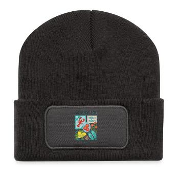 La Dolce Vita Küstenzauber - Recycelte Patch Beanie - Dunkelgrau - Vorne