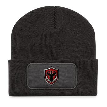 Power Shield Muscle Power Emblem - Recycled Patch Beanie - dark grey - Front