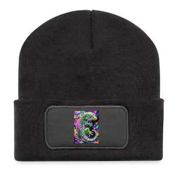 Gecko - Recycled Patch Beanie - dark grey - Front