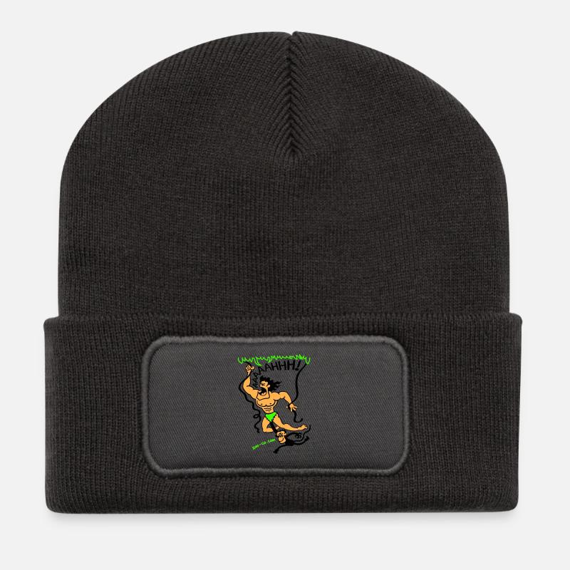 Jungle Call - Recycled Patch Beanie - dark grey