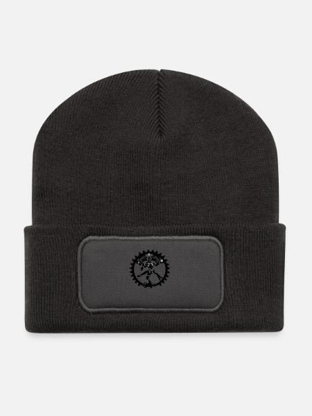 shiva zen india god of dance yoga zen - Recycelte Patch Beanie - Dunkelgrau