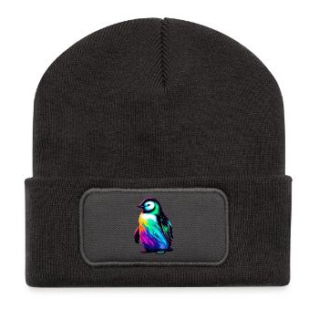 Penguin - Recycled Patch Beanie - dark grey - Front