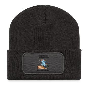 Skateboard Unicorn - Recycled Patch Beanie - dark grey - Front