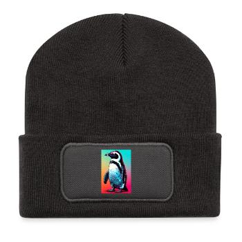 penguin - Recycled Patch Beanie - dark grey - Front