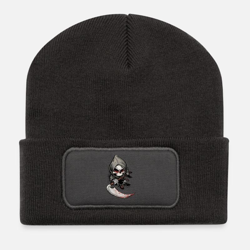 Death that kills - Recycled Patch Beanie - dark grey
