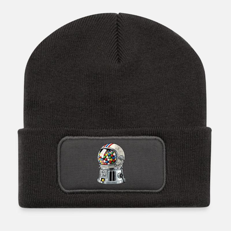 BubbleNaut - Recycled Patch Beanie - dark grey